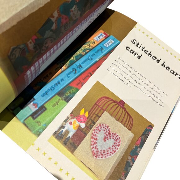 BOOK Girls Get Stitching! by Susan McLaughlin DIY Sewing Cards Gift Tags Scarves - Picture 6 of 8